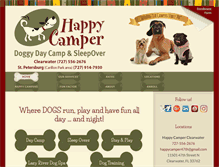 Tablet Screenshot of doggydaycamp.com